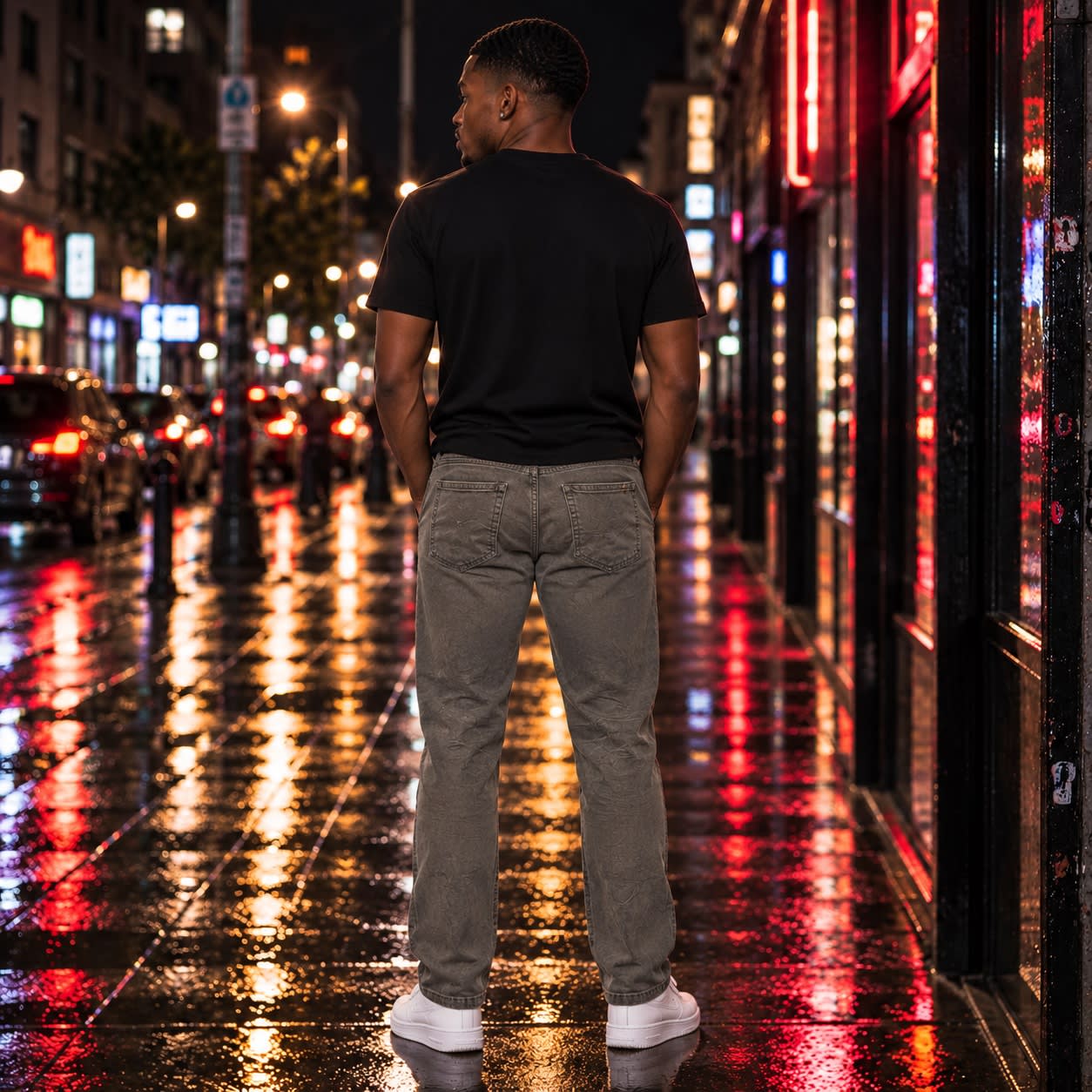 Pantalón Massimo Dutti gris, segunda vista