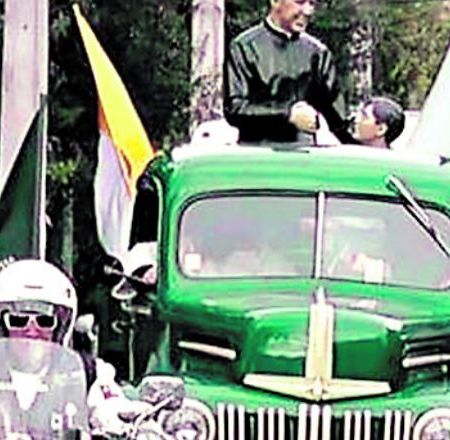 La camioneta verde del Padre Hurtado guiará al Papa