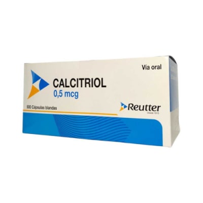 Calcitriol 0.5 Mcg 30 Caps Reutter