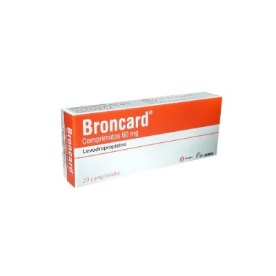 Broncard 60 Mg X 20 Comprimidos