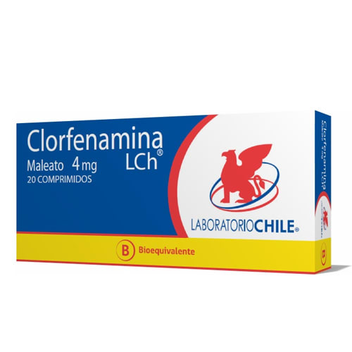 Clorfenamina 4 mg x 20 comp EASYFARMA Clorfenamina 4 mg x 20 comp EASYFARMA