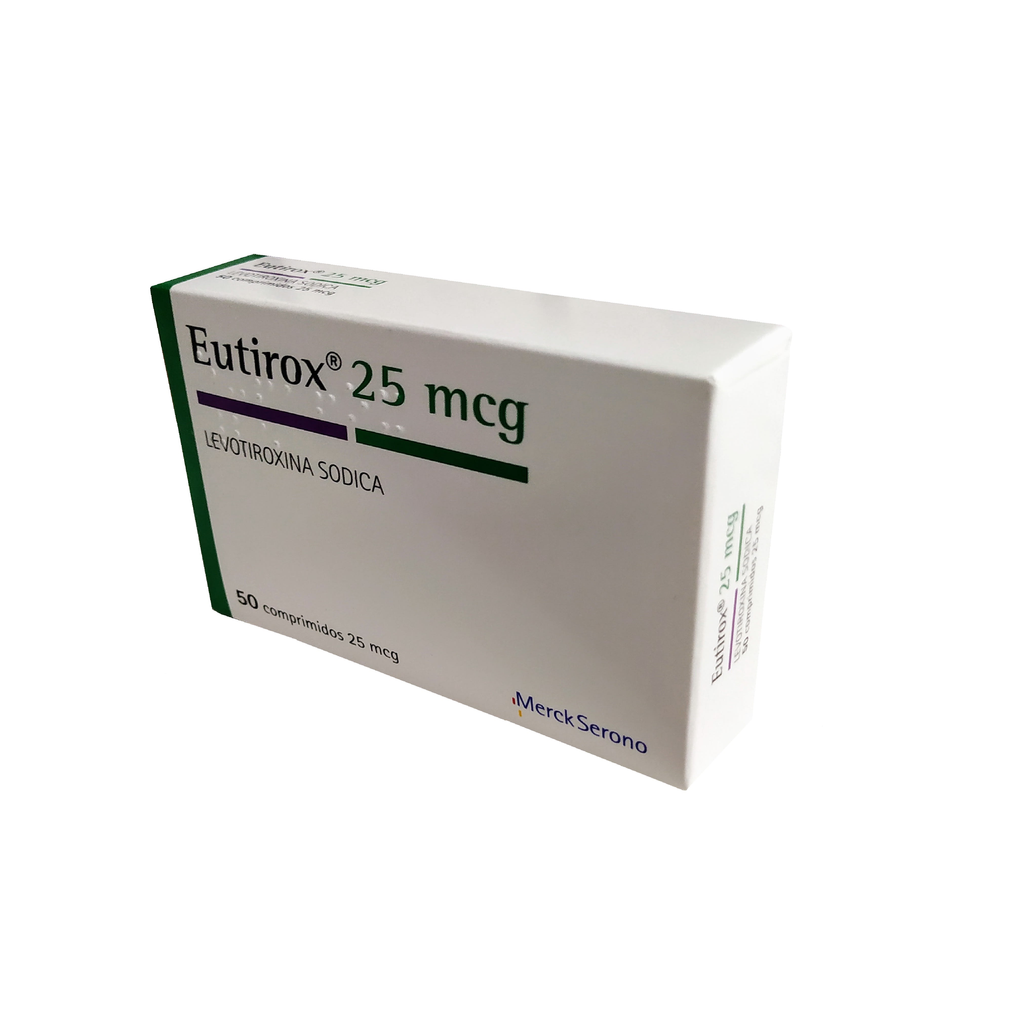 Eutirox 25 mcg x 50 comprimidos - EASYFARMA