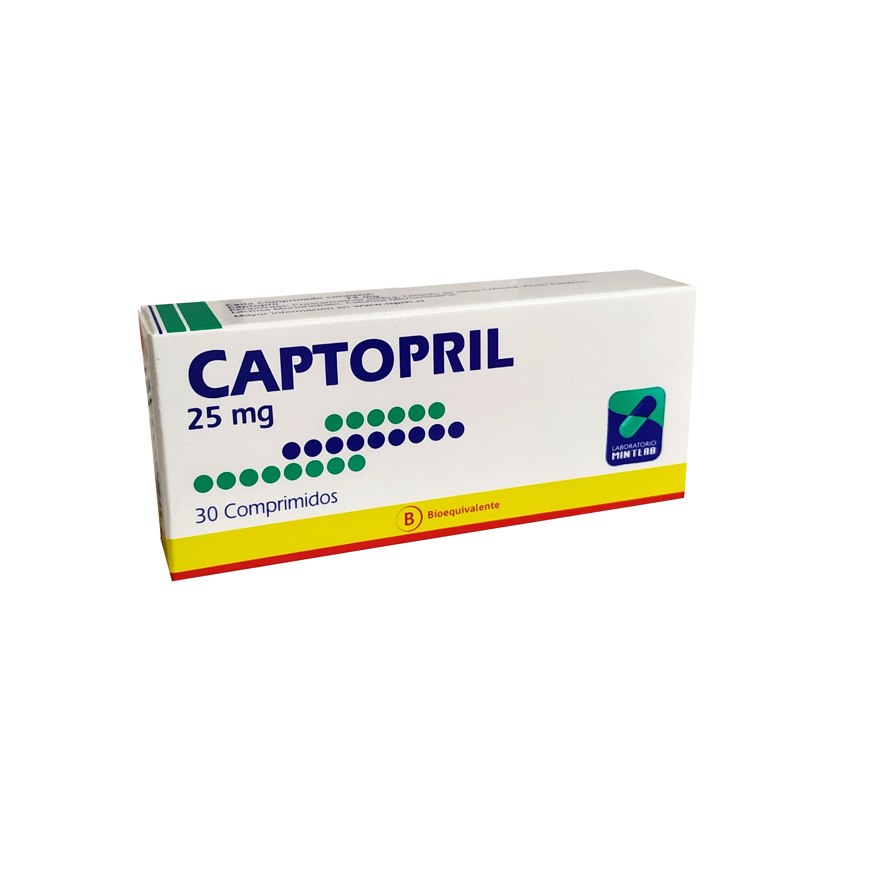 Captopril 25 mg x 30 comp - EASYFARMA