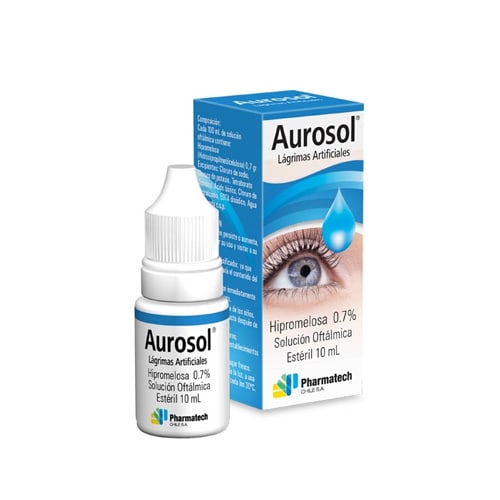 Aurosol Lágrimas Artificiales 0,7% x 10ml - EASYFARMA