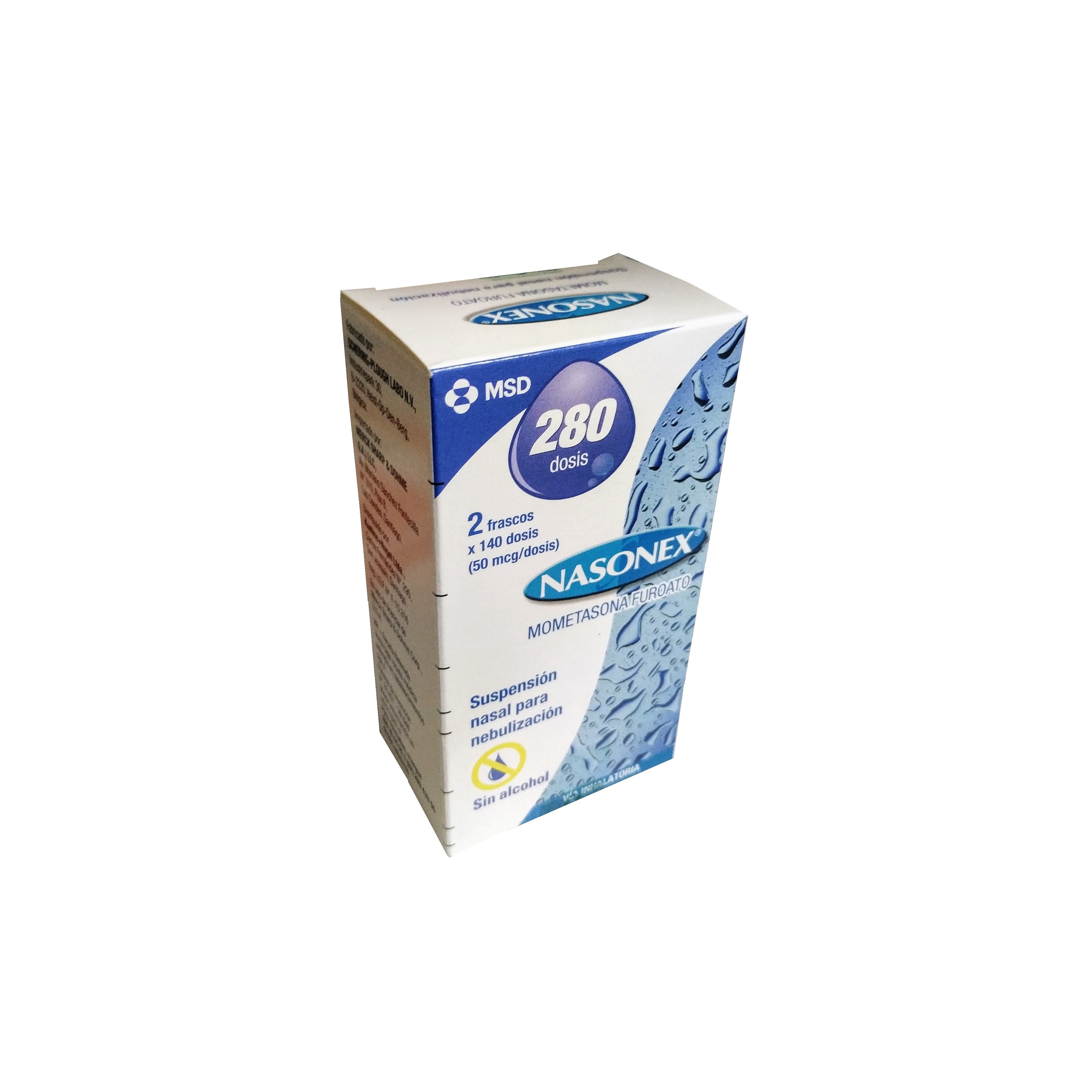 Nasonex Mometasona 50 mcg Solucion Nasal 280 Dosis, Productos