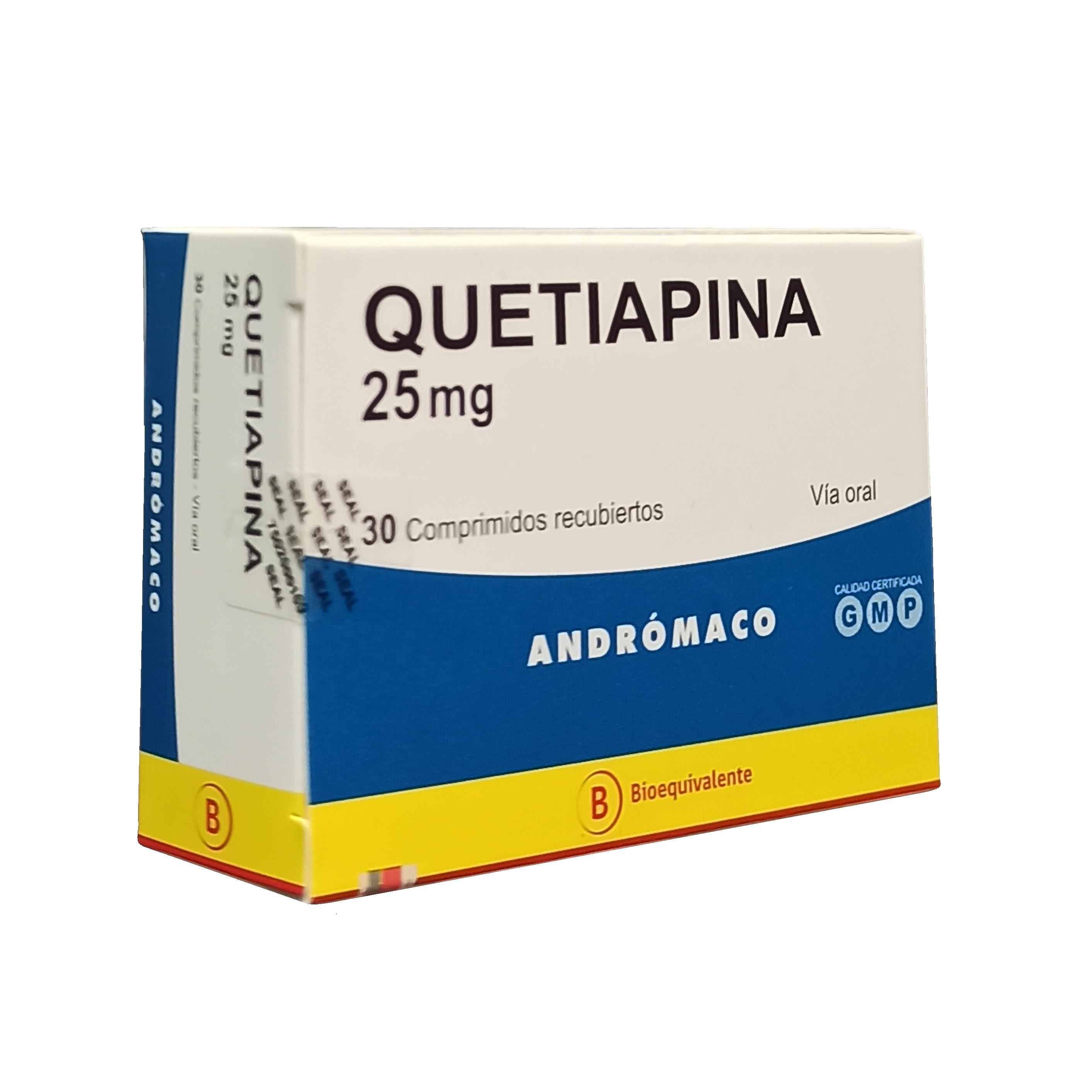 Quetiapina 25 mg x 30 comp. Lab. Andrómaco - EASYFARMA