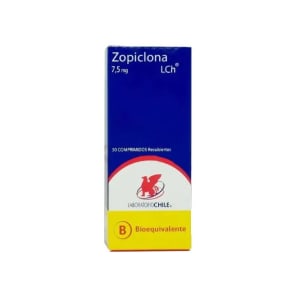 Zopiclona 7,5 mg 30 comprimidos Lab. Chile