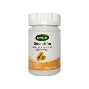 Digestion x 60 Cap Papaya + Enzimas Digestivas Springlife