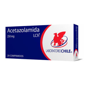 Acetazolamida 250 mg x 20 comp