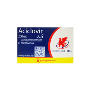 Aciclovir 200  mg x 25 comp