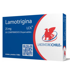 Lamotrigina 25 mg 30 comprimidos