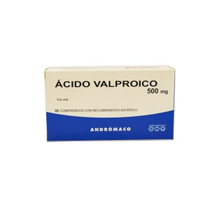 Acido Valproico 500mg x 30 comp Lab Andromaco