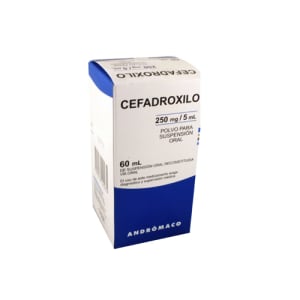 Cefadroxilo Suspension 250 mg/5ml x 60 ml