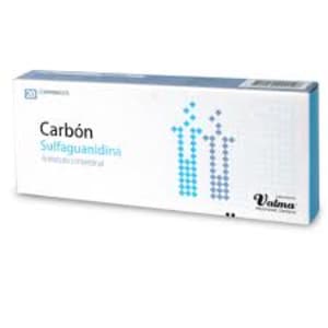Carbon Sulfaguanidina x 20 comp