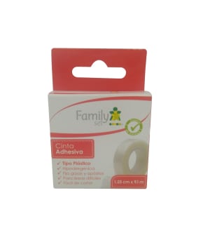 Cinta Adhesiva Tipo Plástico Family Set 1,25 cm x 9,1 m