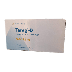 Tareg D 160/12,5 mg 56 comprimidos