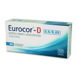 Eurocor D 2,5/6,25 mg 35 comprimidos   VENCE 08/2026   STOCK 2