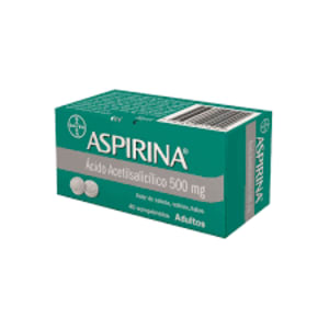 Aspirina Adultos 500 mg x 40 comp