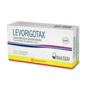 Levorigotax comprimidos 5 mg x 60