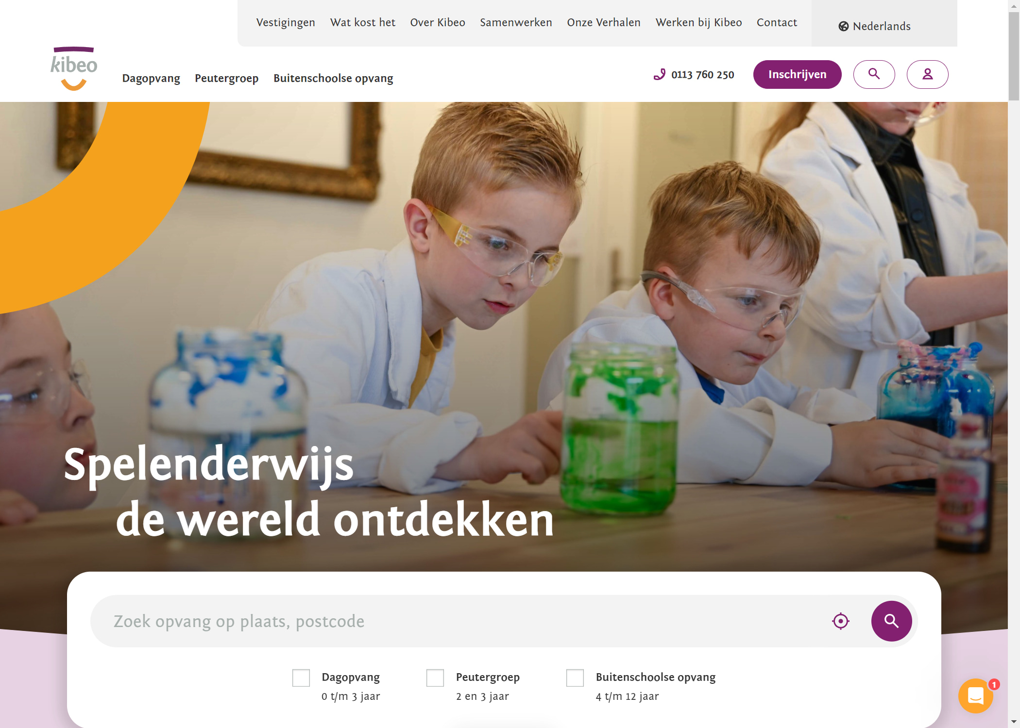 Frontend development voor het Kibeo project.