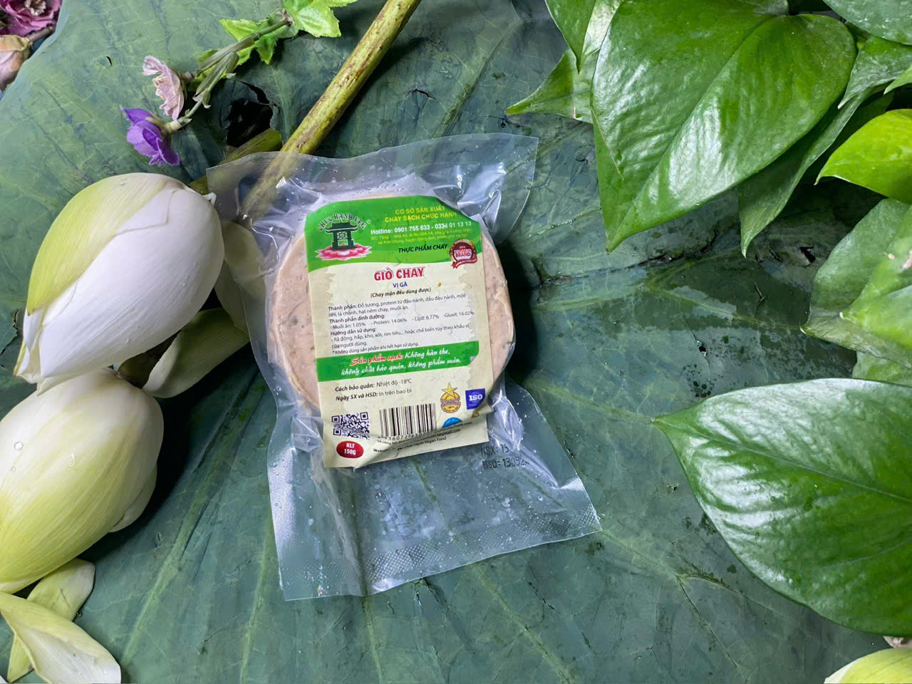 Giò chay vị gà