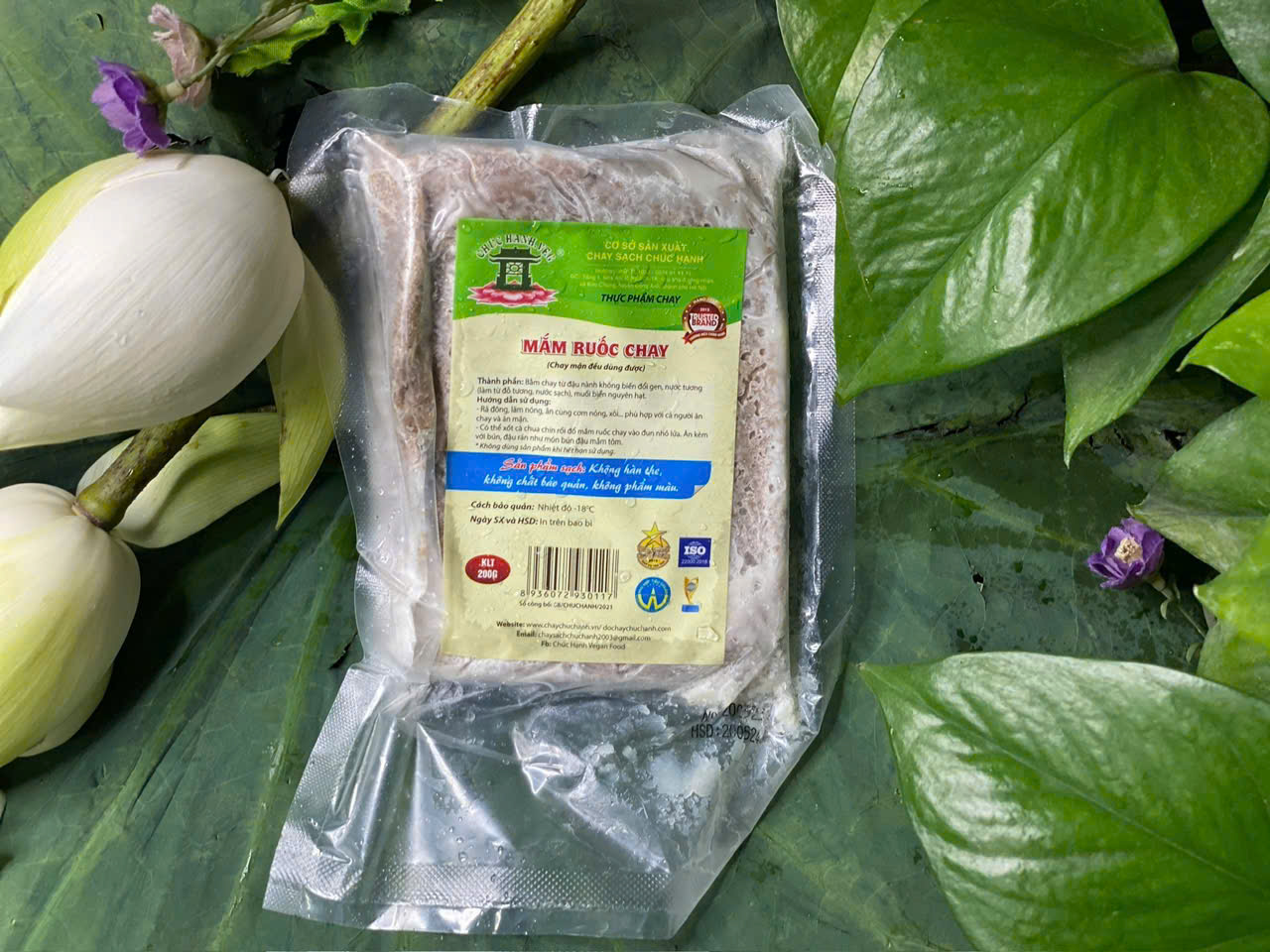 Mắm ruốc chay (mắm tép chay)