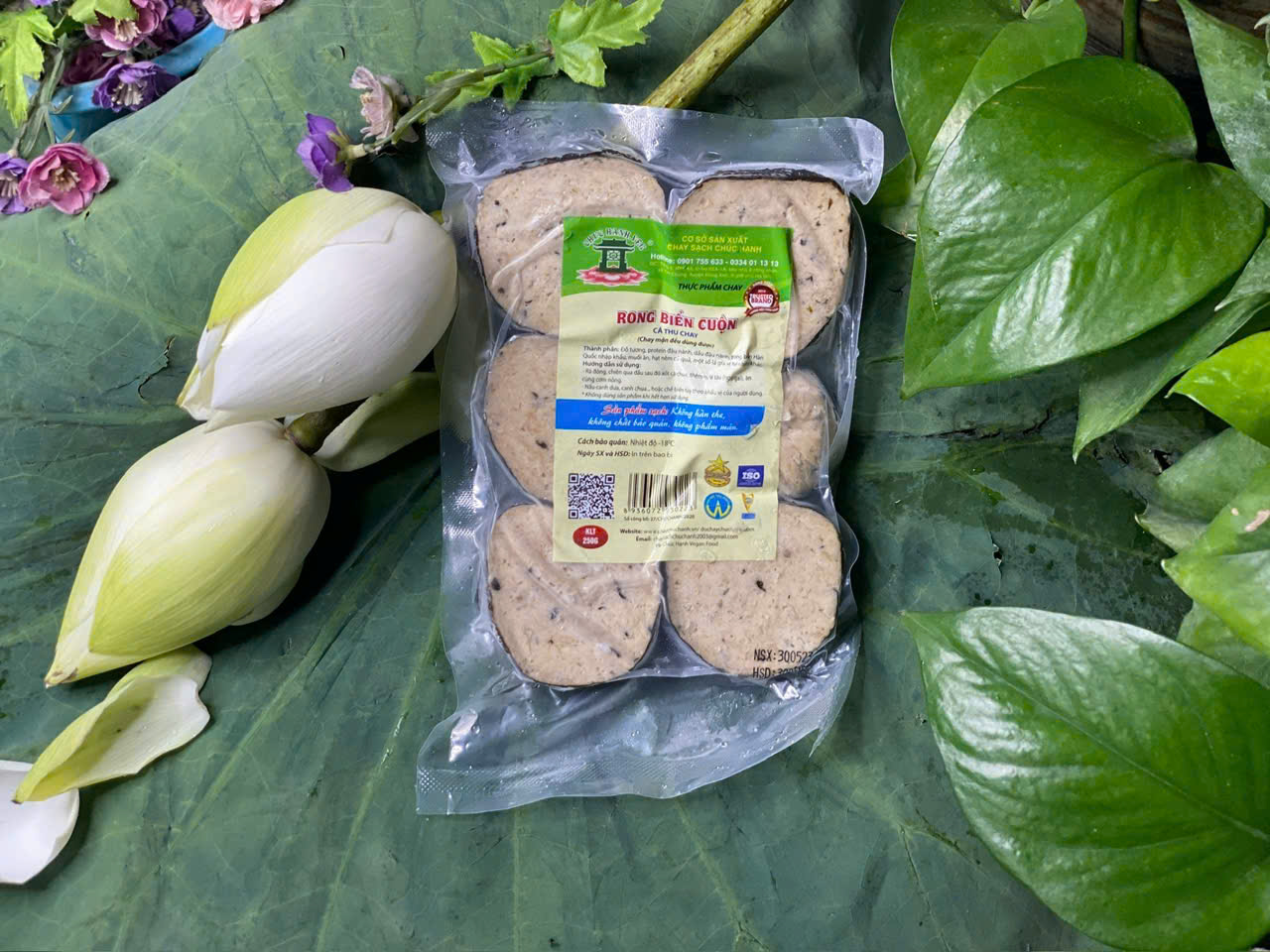 Rong biển cuốn lục hòa (Cá kèo chay)
