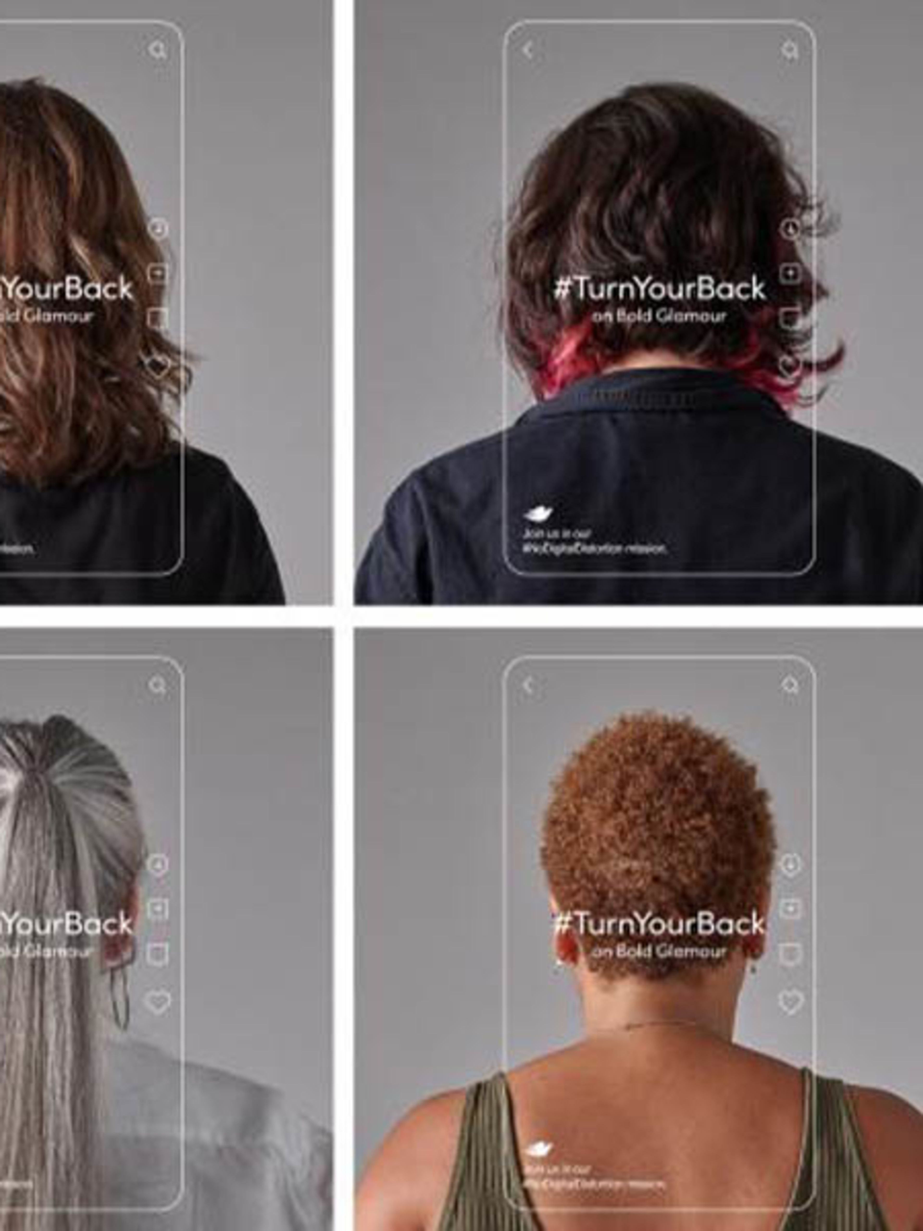 Image of women turning their backs to the camera