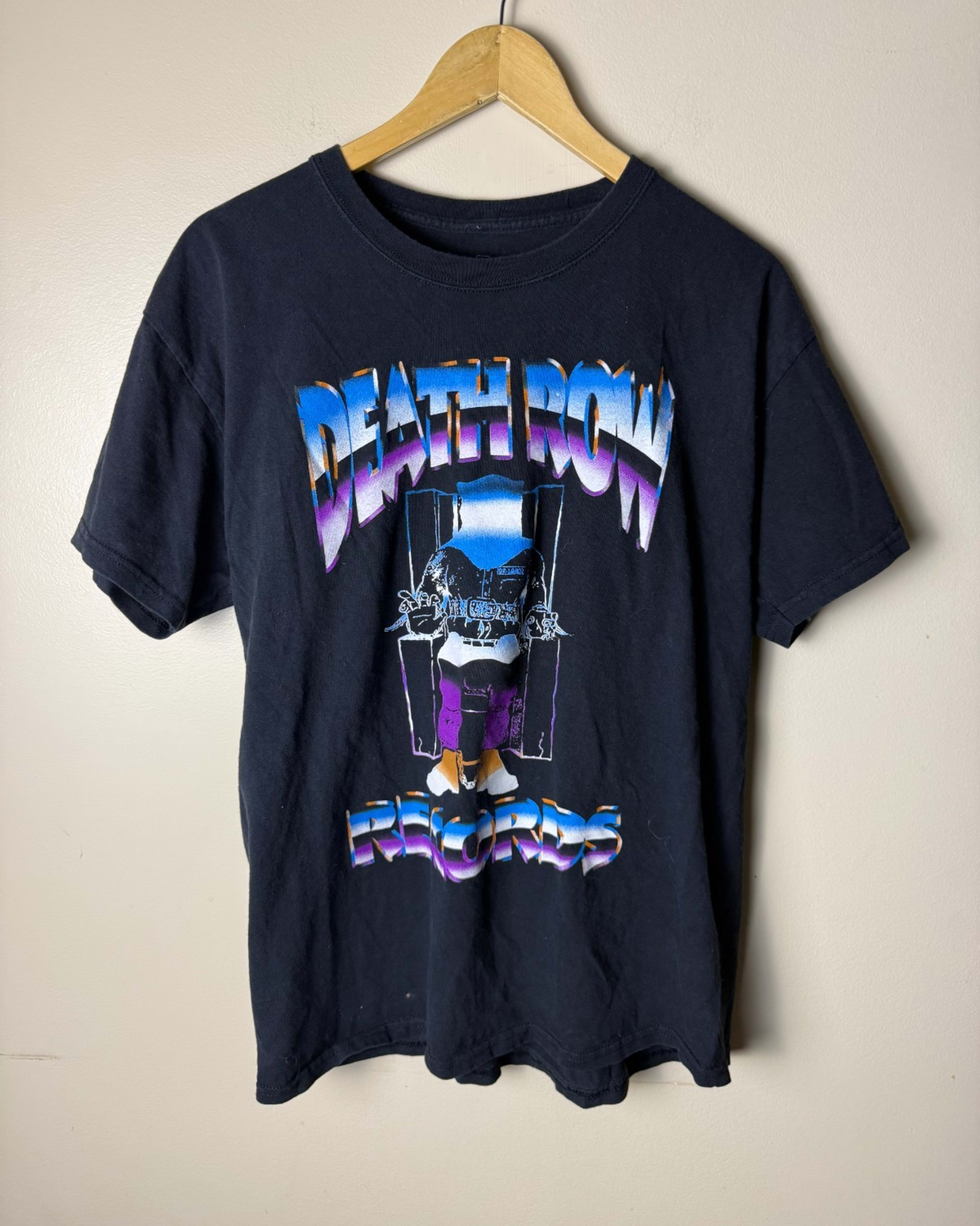 Death Row Records T-shirt Mens L Unisex Short Sleeve Crew Neck Ripple Junction