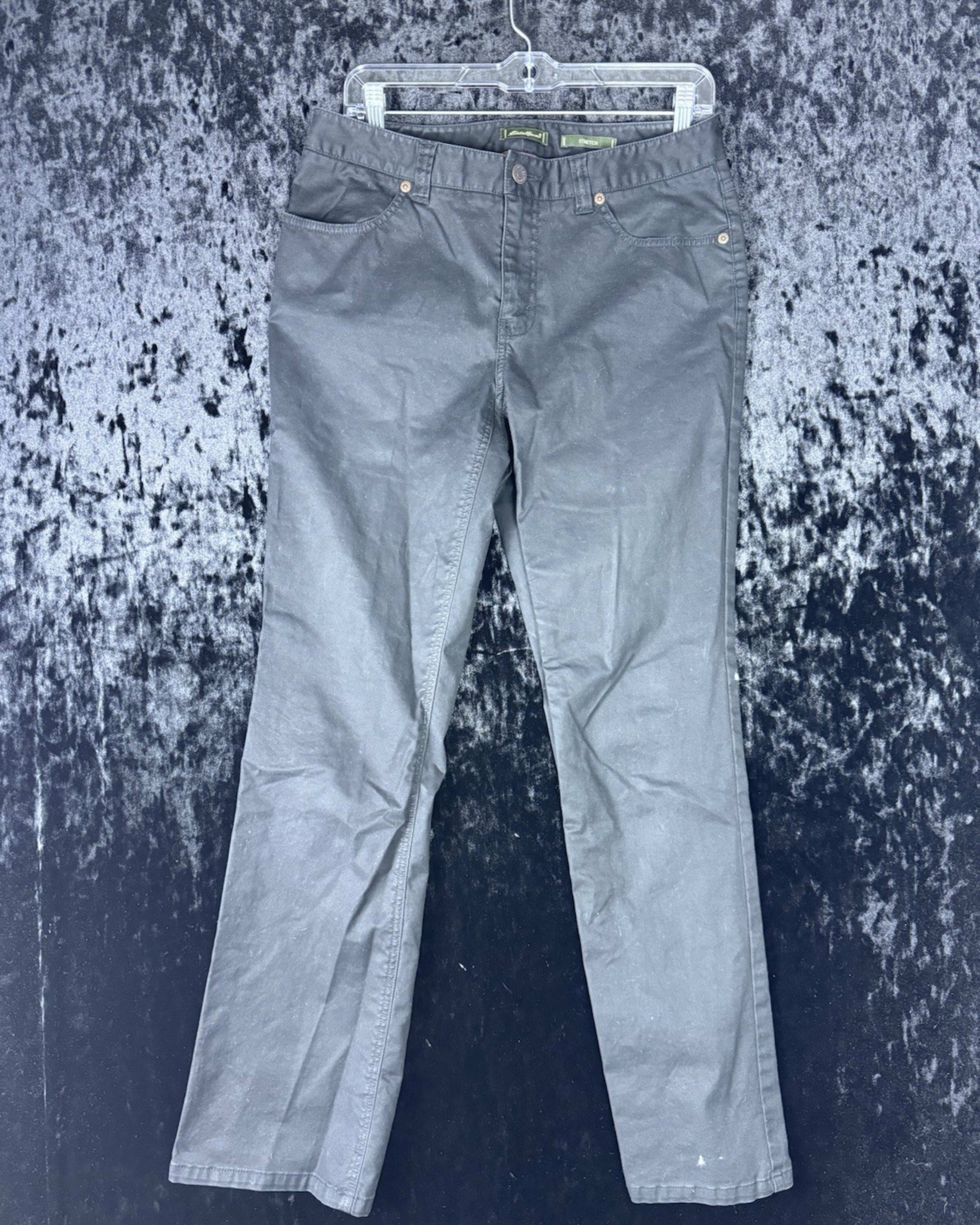 Eddie Bauer Pants Womens 8 Black Lightweight Hiking Outdoors Stretch