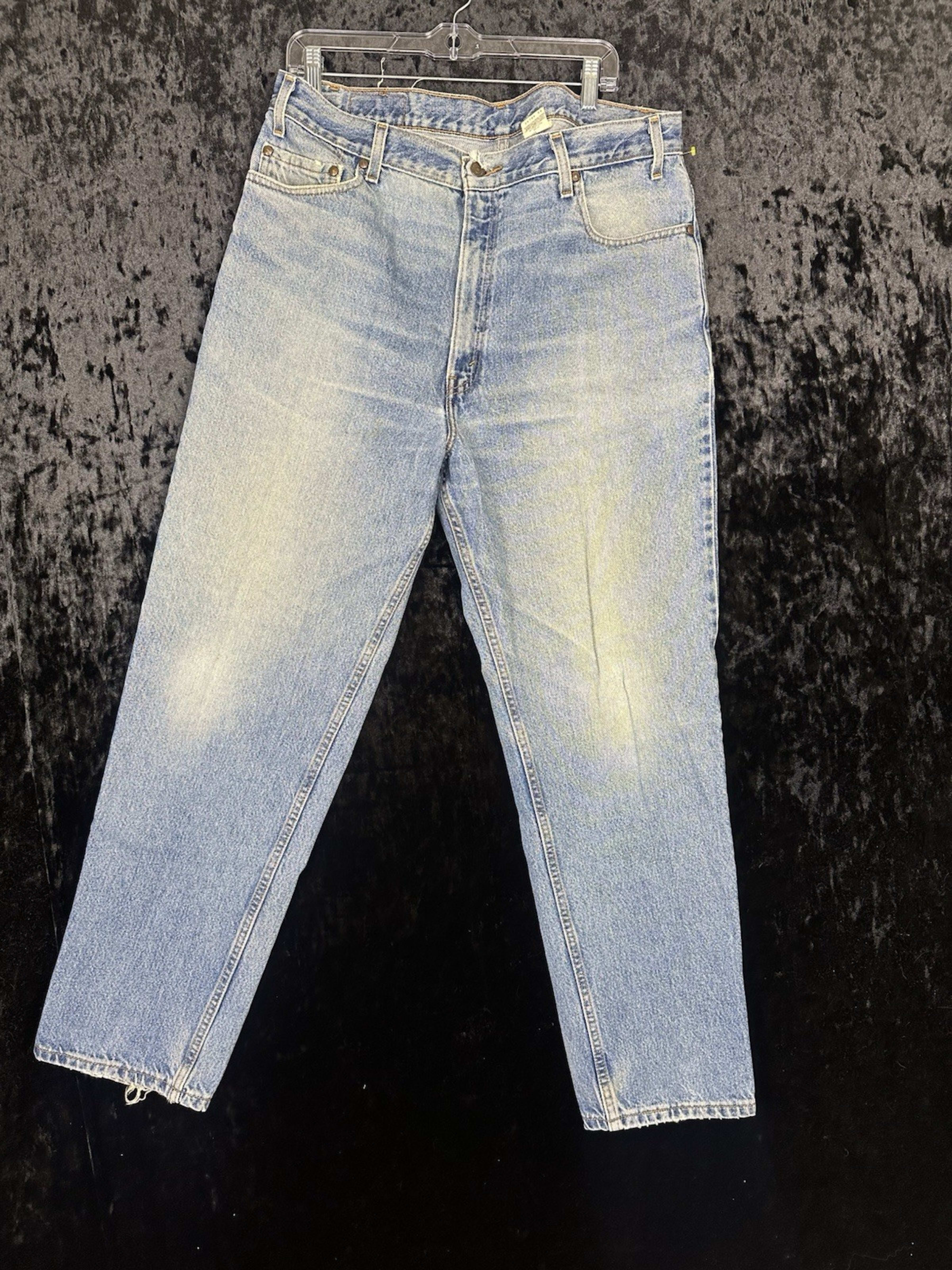 Vintage Levis 540 Jeans Mens 38x30 Blue Denim Light Wash Brown Tag Relaxed Fit