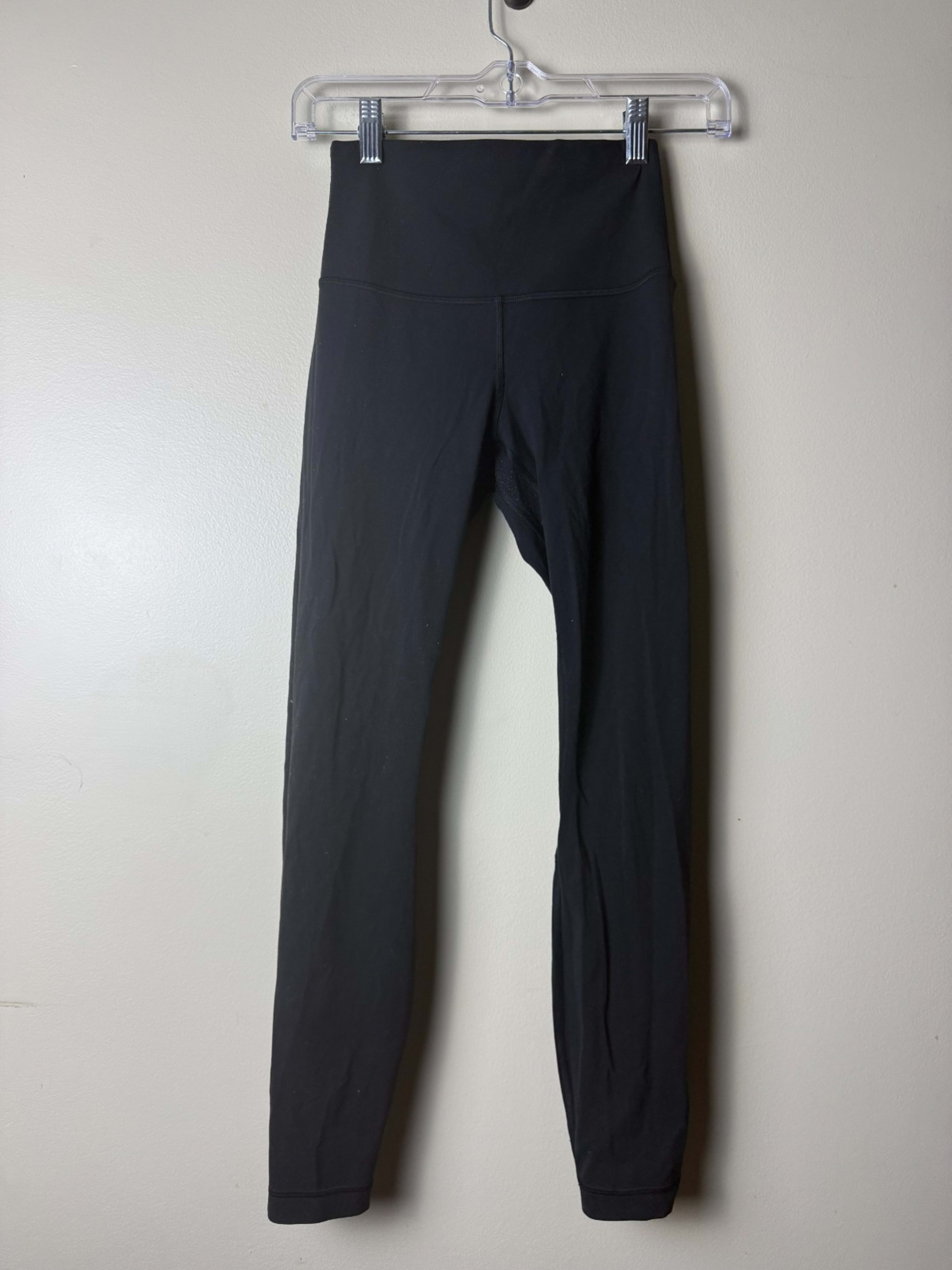 Lululemon Leggings Women’s 4 Black Yoga Workout Athletic Pants