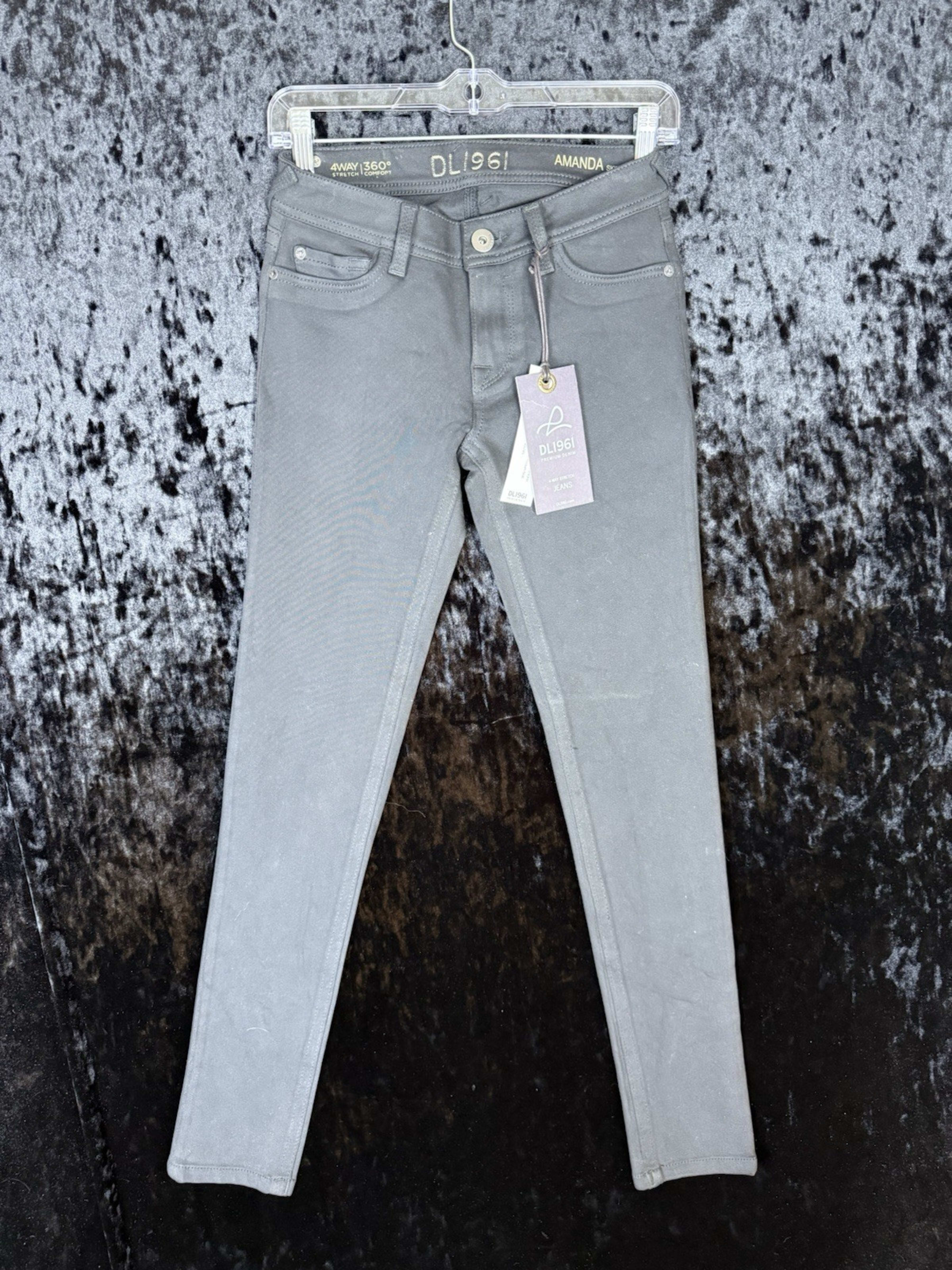 DL1961 Amanda Skinny Pants Women's 25 Black Stretch BNWT MSRP $168