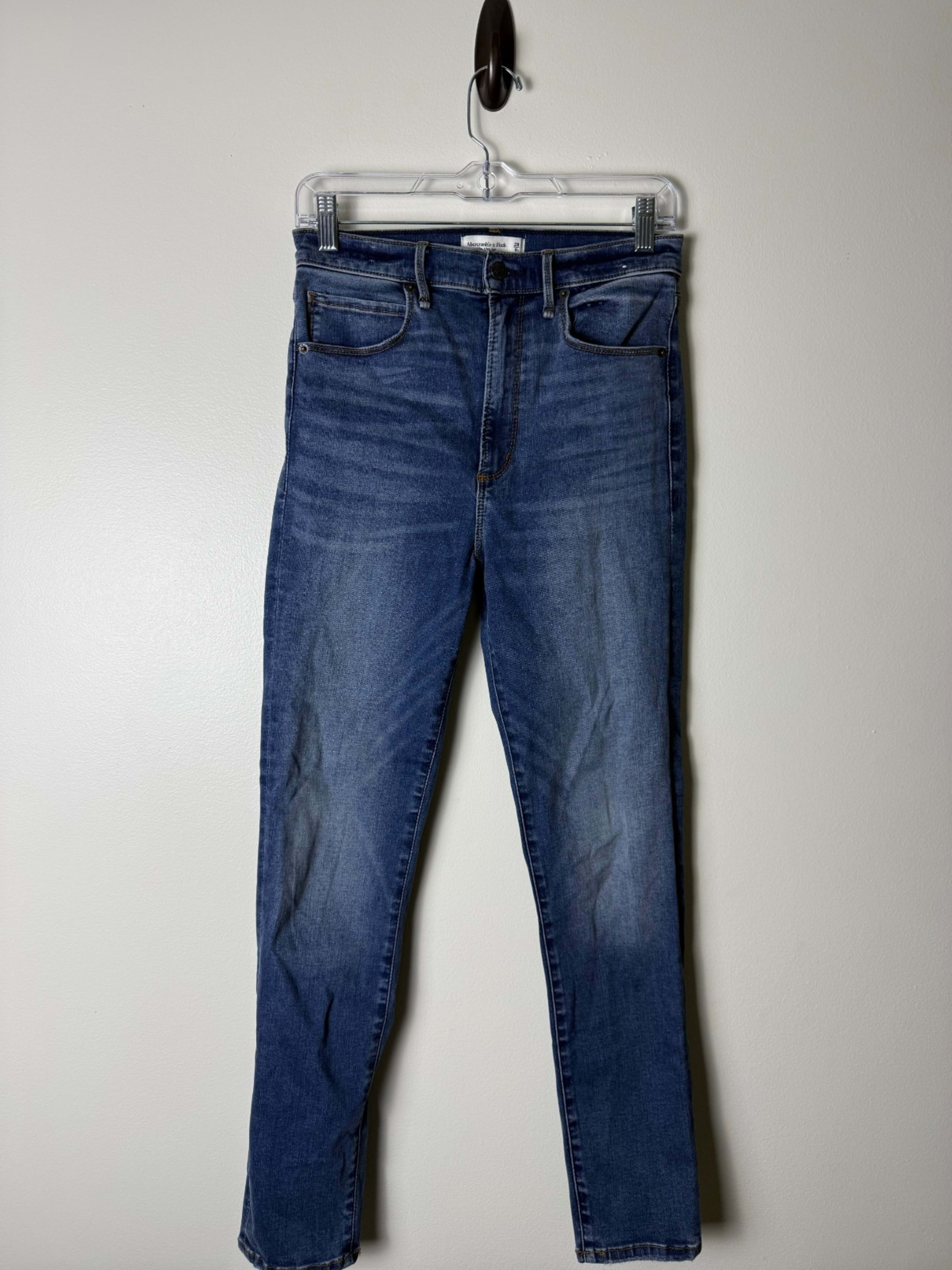 Abercrombie & Fitch Jeans Womens 28/6R Super Skinny Ankle High Rise Curve Love