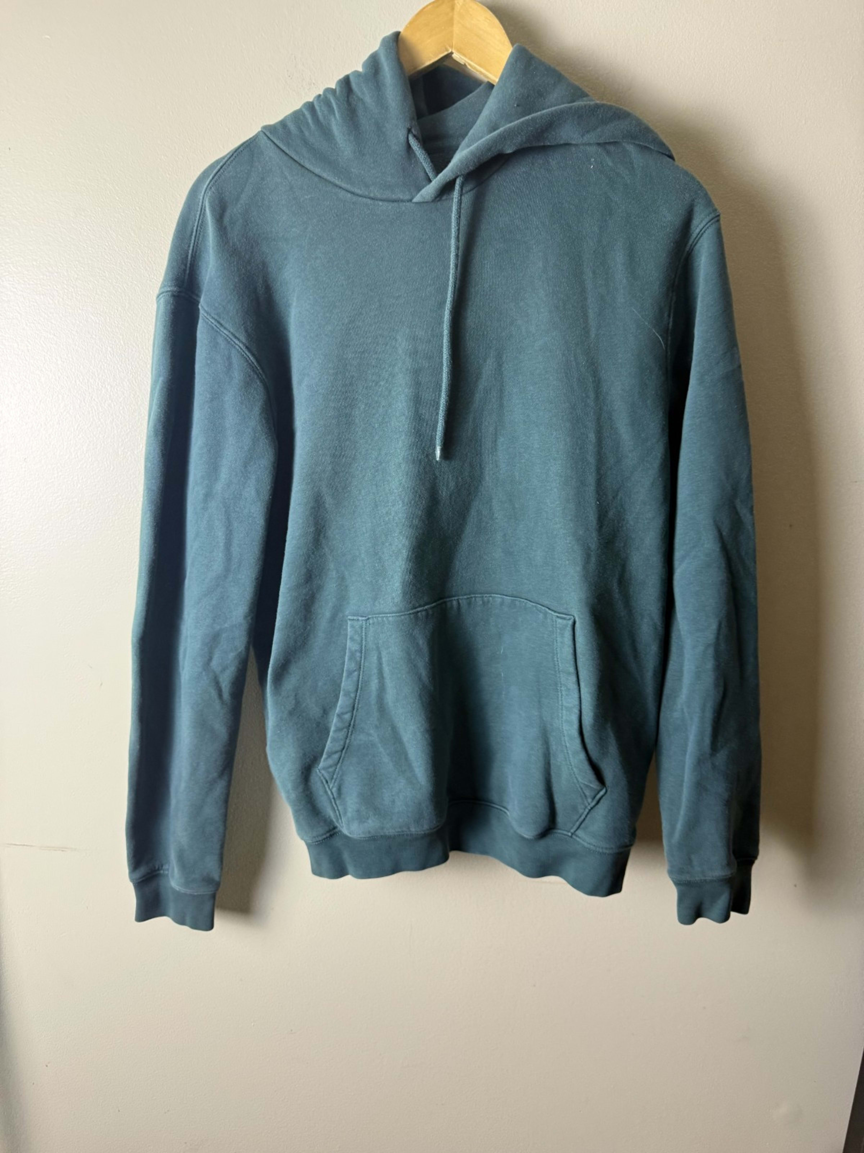 GAP Pullover Blank Hoodie Sweatshirt Mens S Green Casual