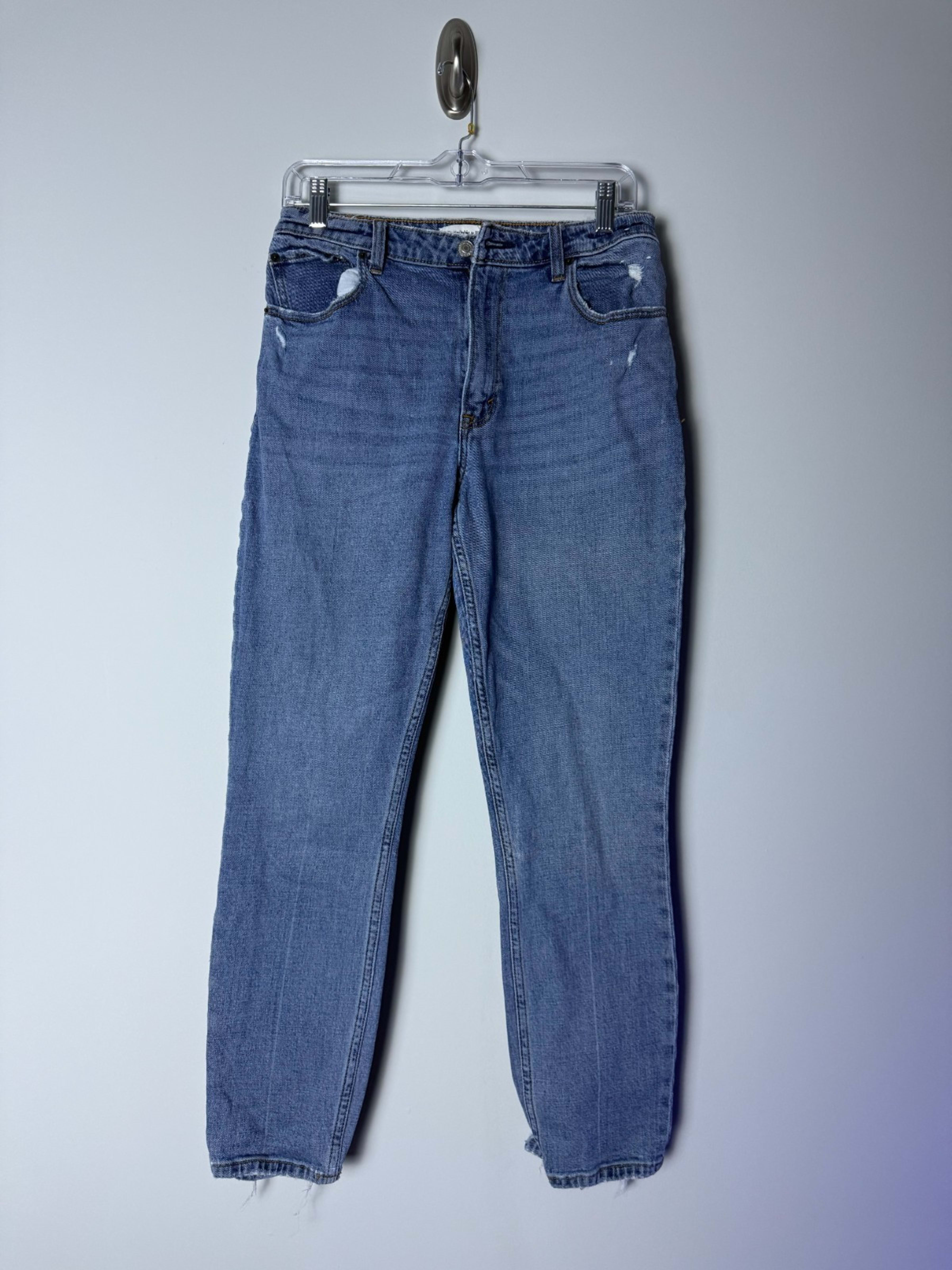 Abercrombie & Fitch High Rise Skinny Jeans Women's 28 Blue Denim Casual