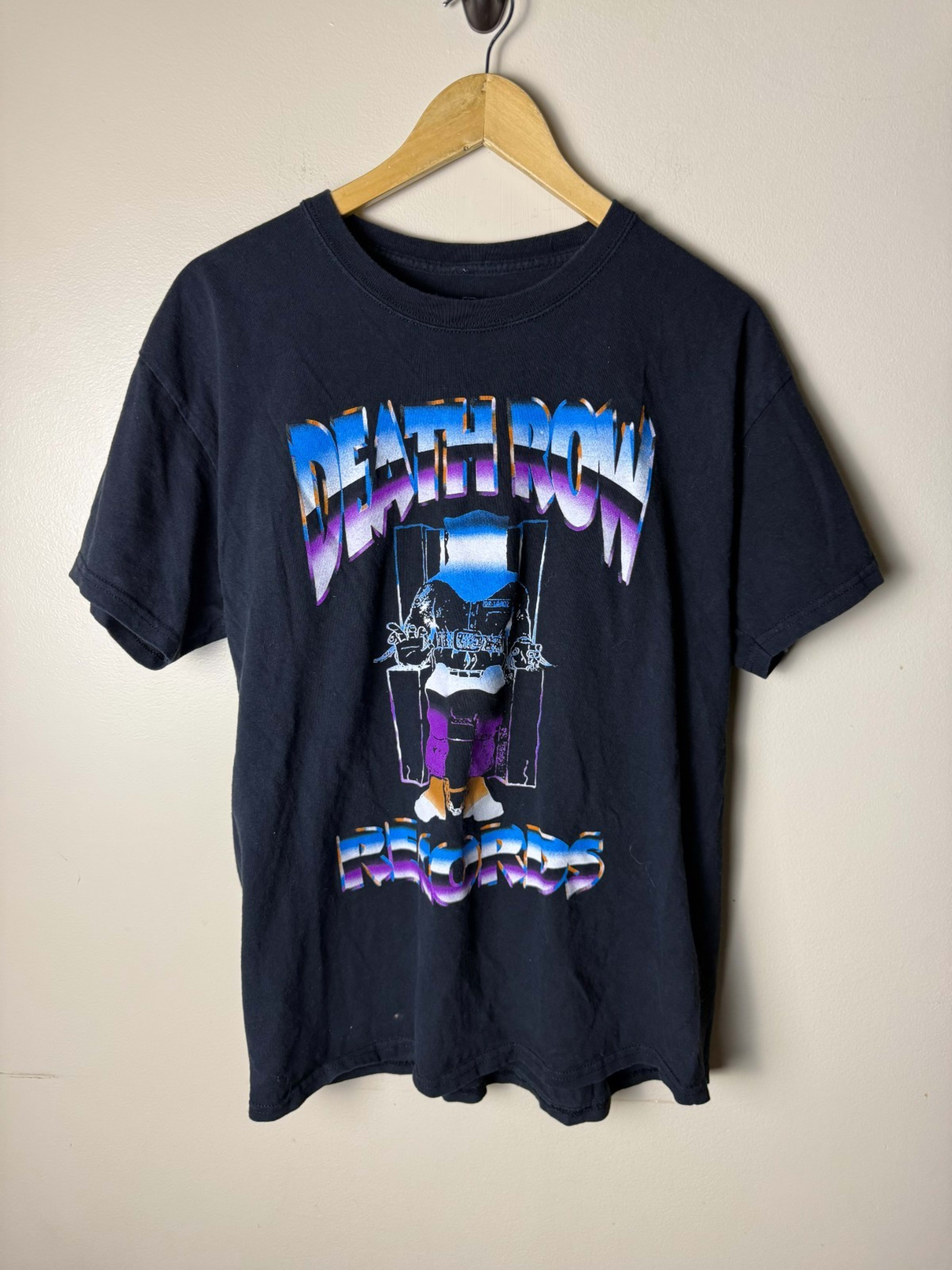 Death Row Records T-shirt Mens L Unisex Short Sleeve Crew Neck Ripple Junction