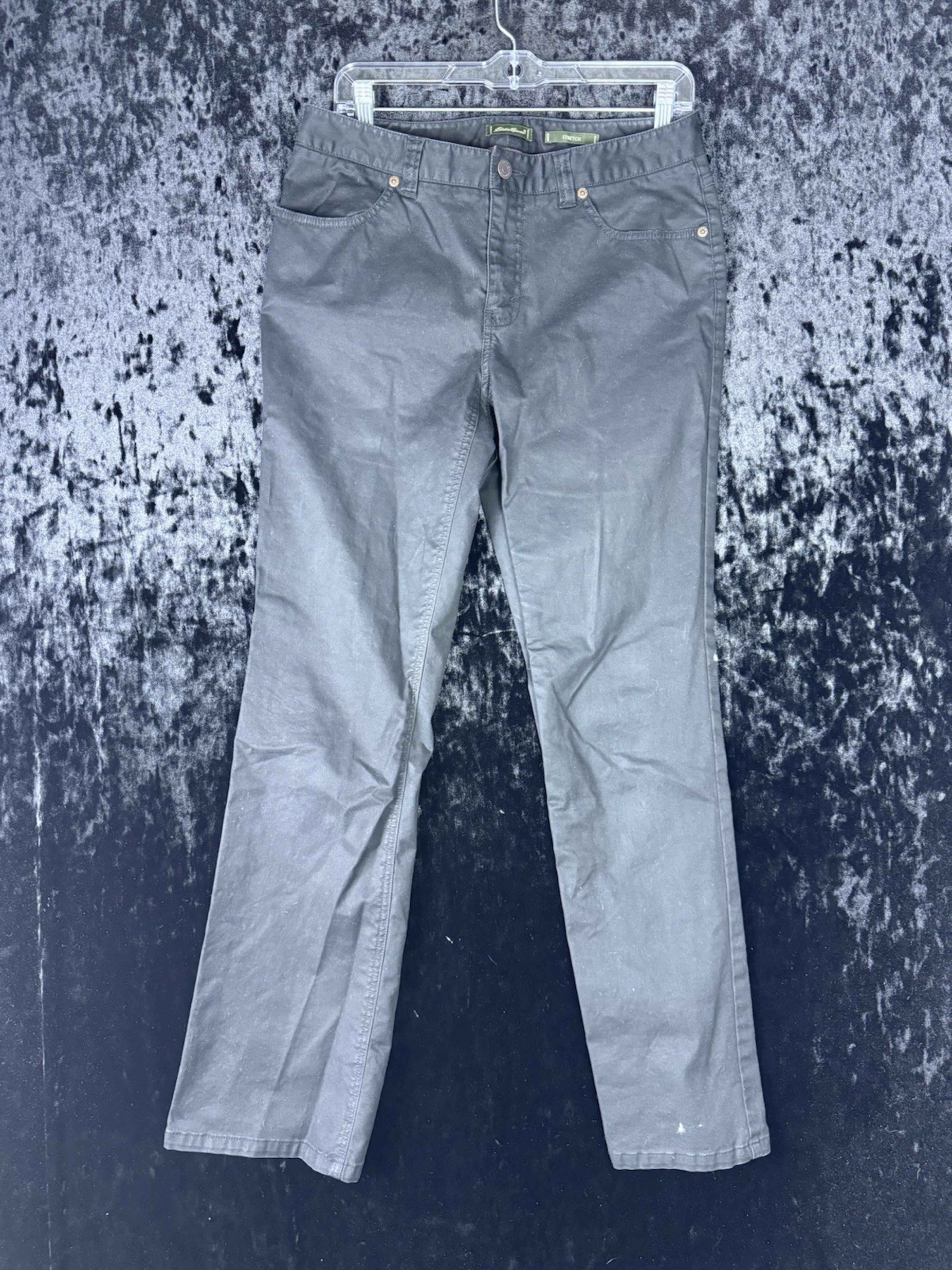 Eddie Bauer Pants Womens 8 Black Lightweight Hiking Outdoors Stretch
