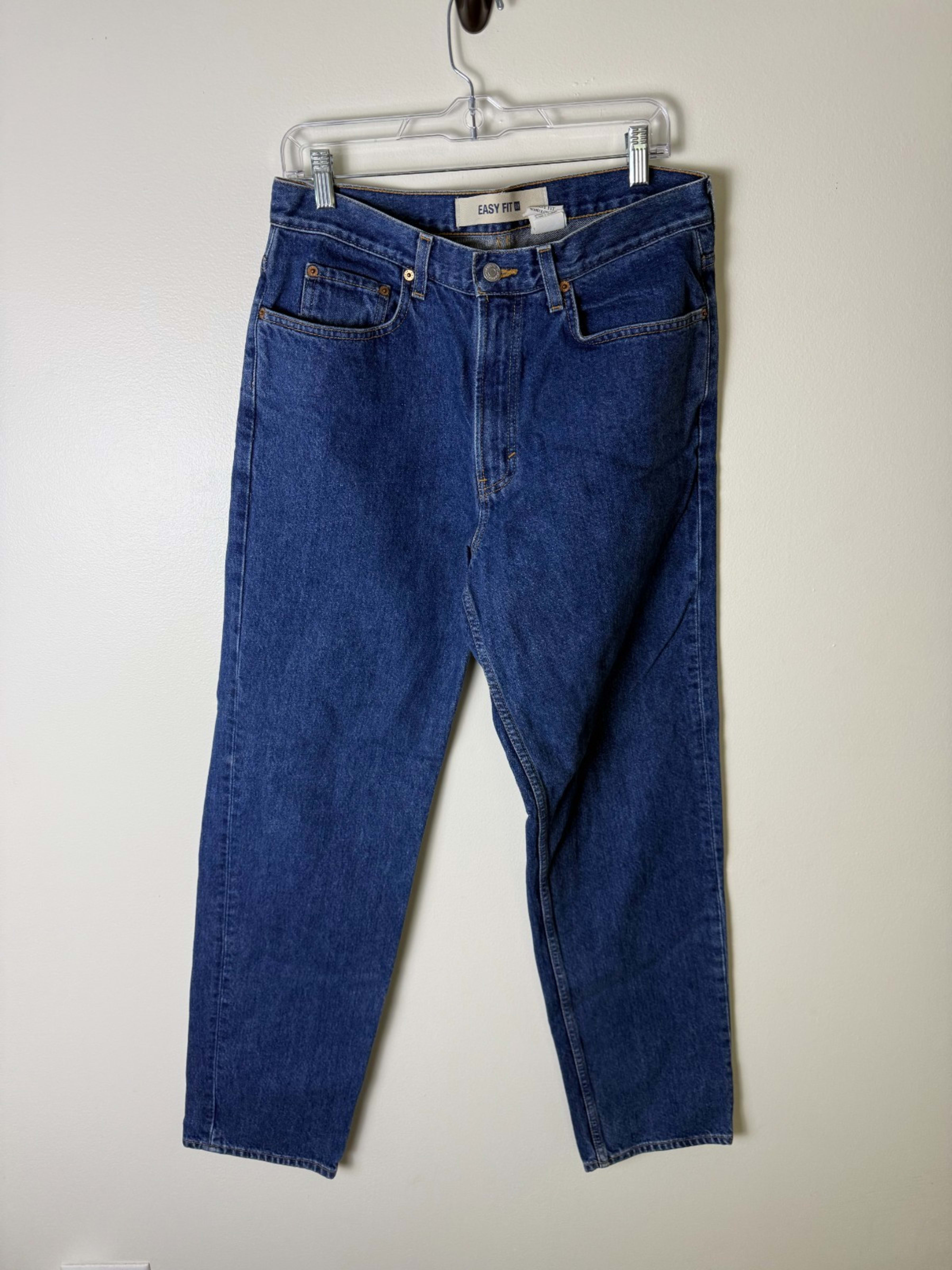Gap Vintage Easy Fit Jeans Medium Wash Denim Classic Straight Mens 32x32
