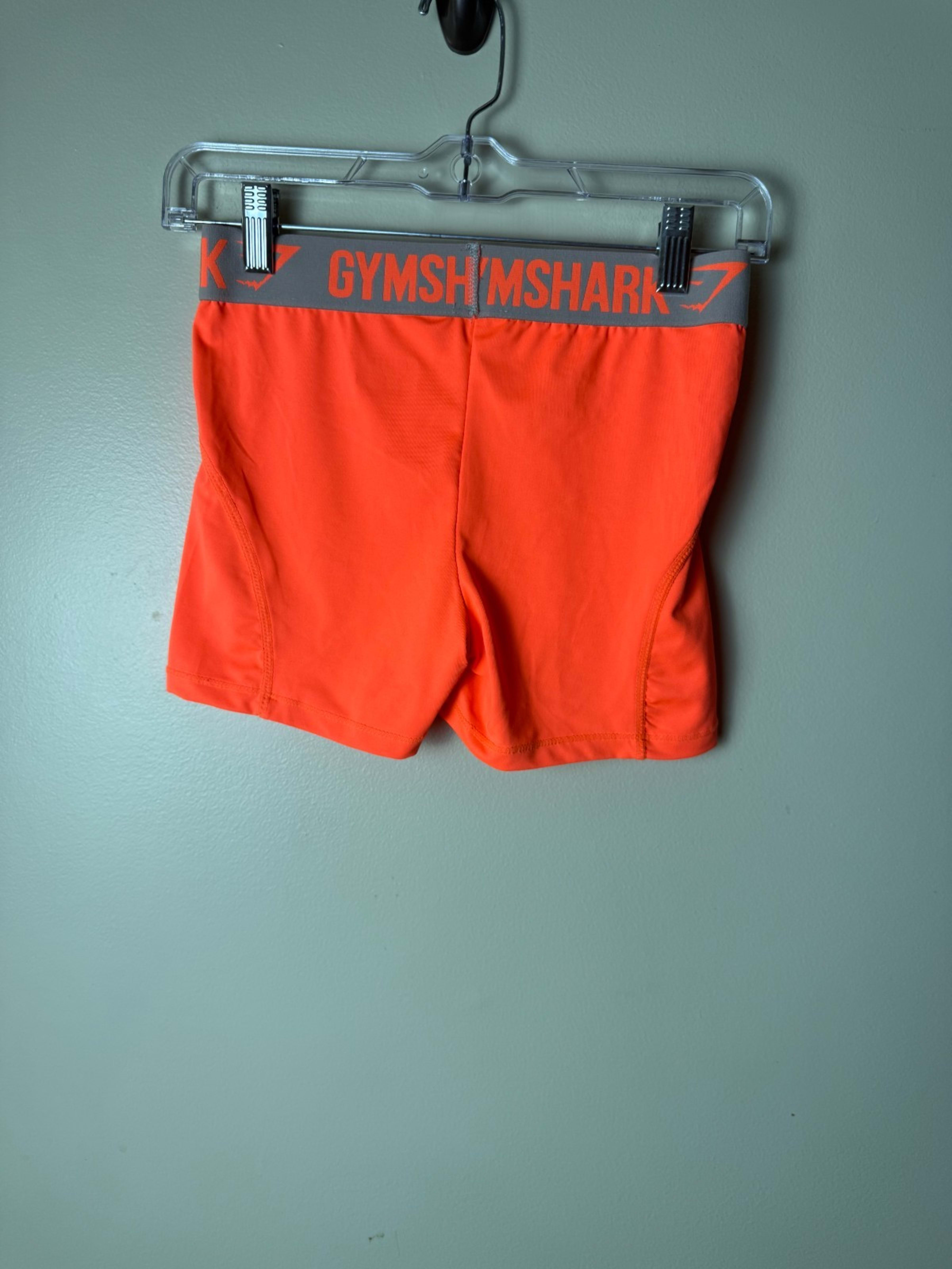 Gymshark Lightweight Seamless Athletic Biker Shorts Womens M Orange