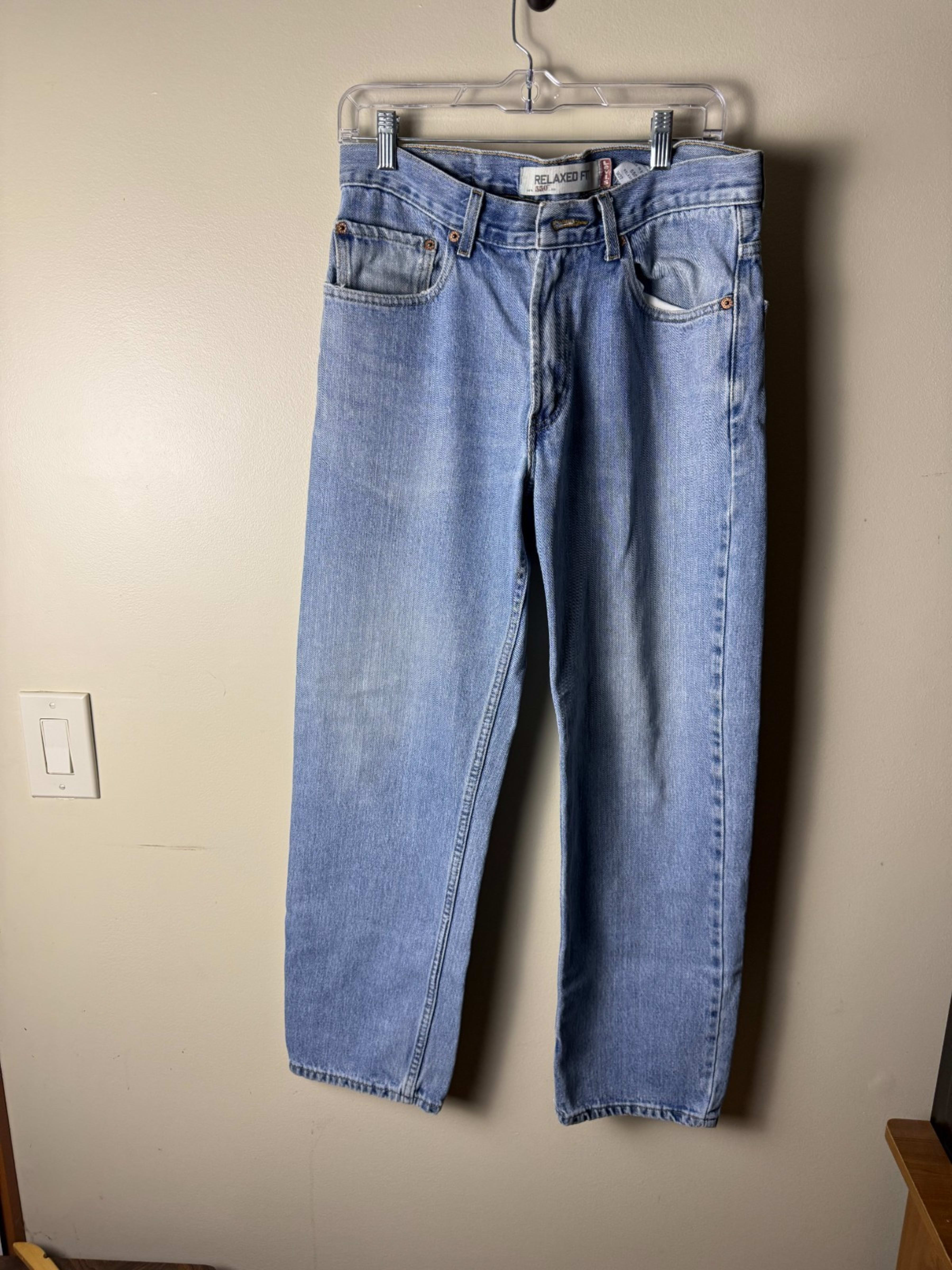 Vintage Levi's 550 Jeans Mens 30x30 Blue Denim Relaxed Fit Casual