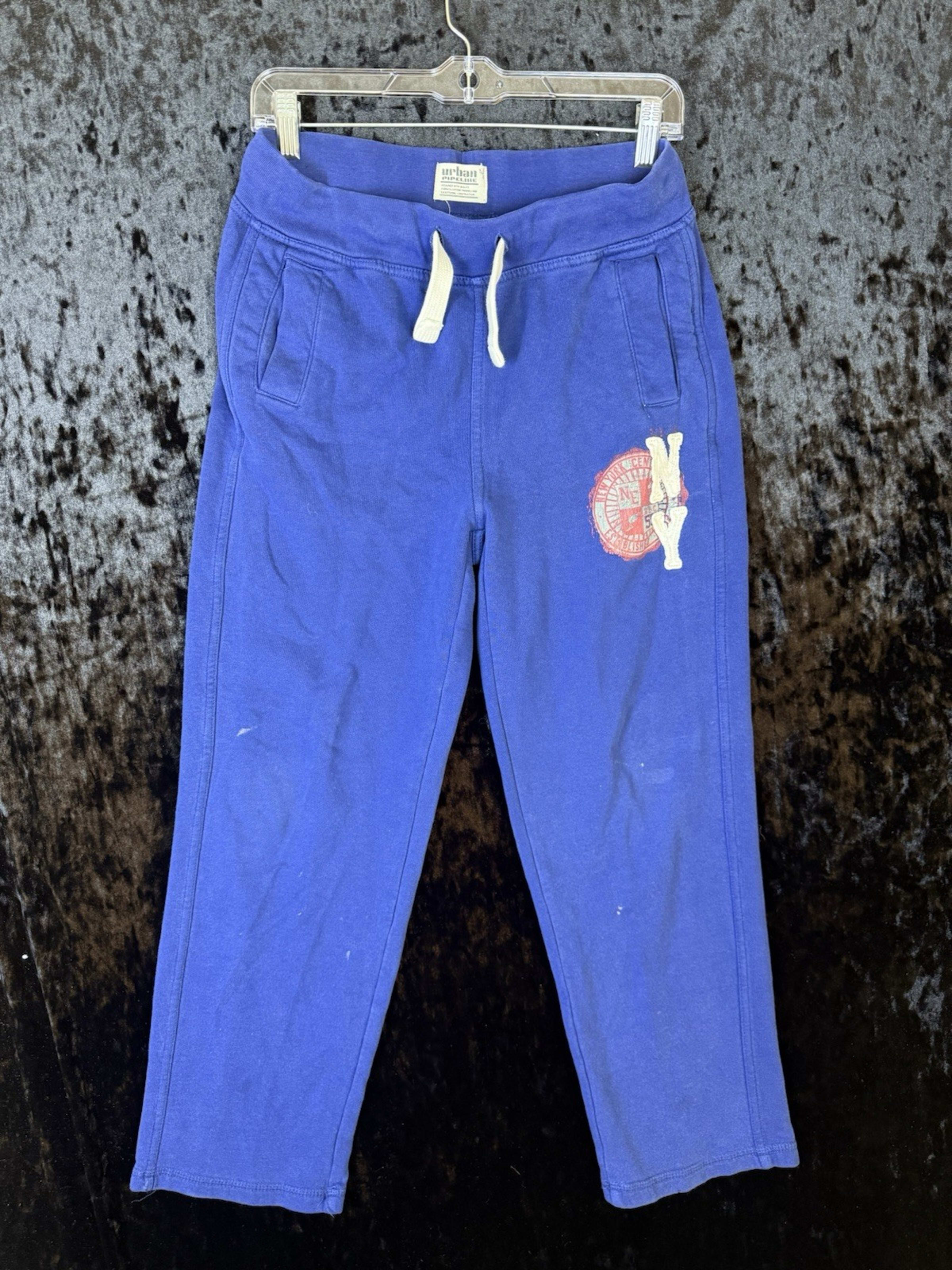 Urban Pipeline Graphic Lounge Sweatpants Womens L Blue New York Casual
