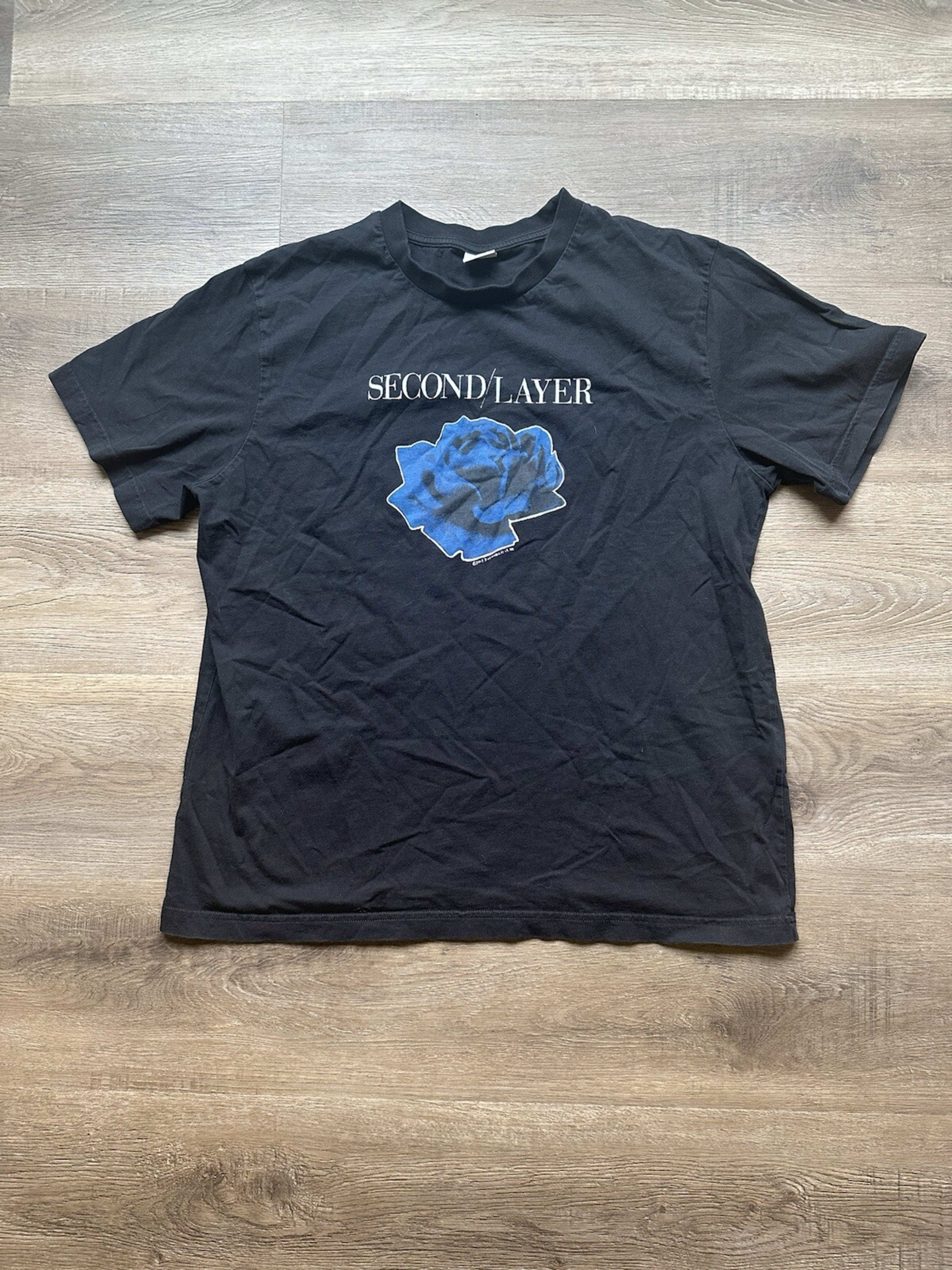 Second/Layer T-Shirt Mens M Black Disconnect Tour SS17 Double Sided