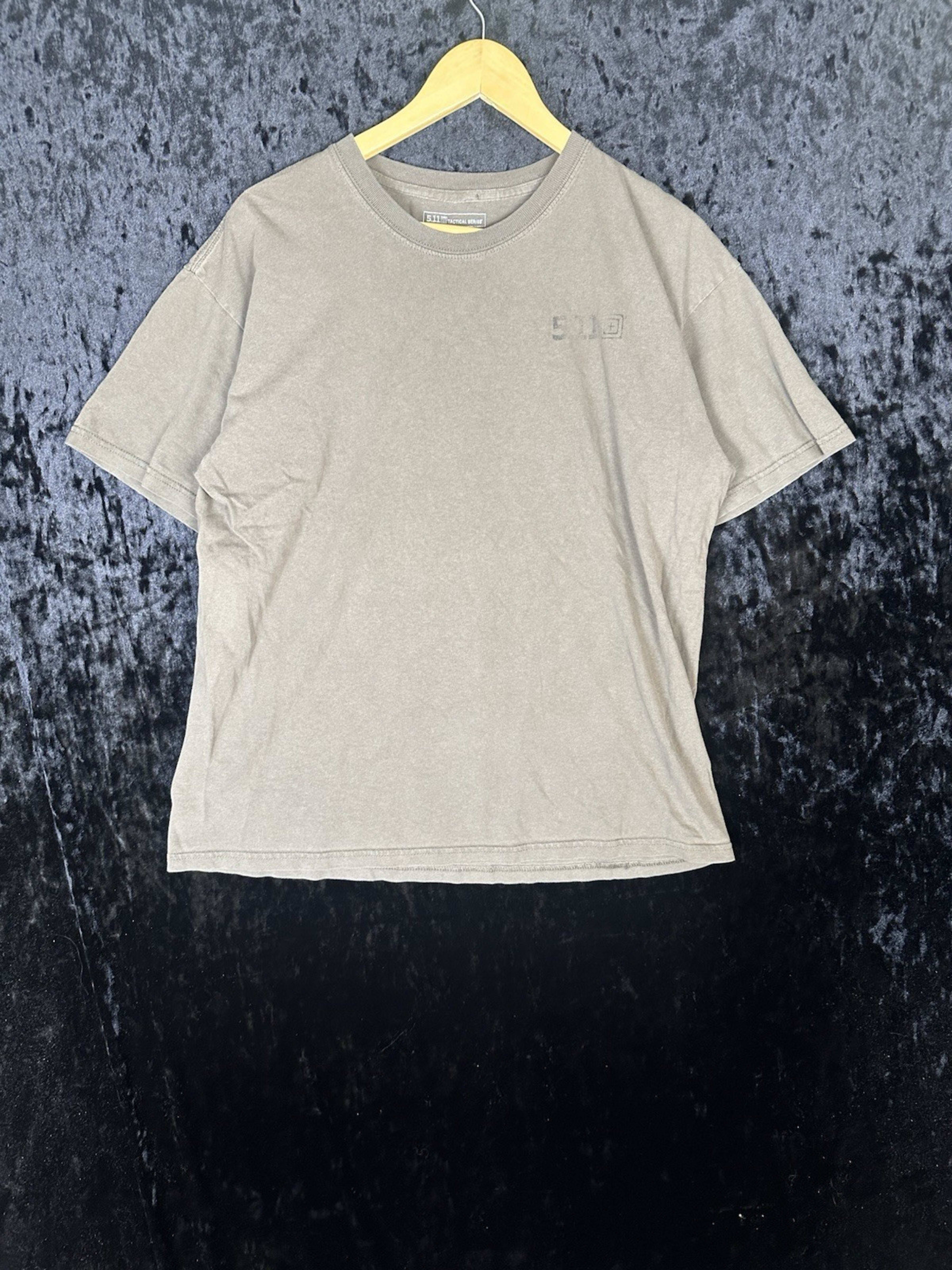511 Tactical T-Shirt Mens L Brown We Sleep Safe George Orwell Graphic Double