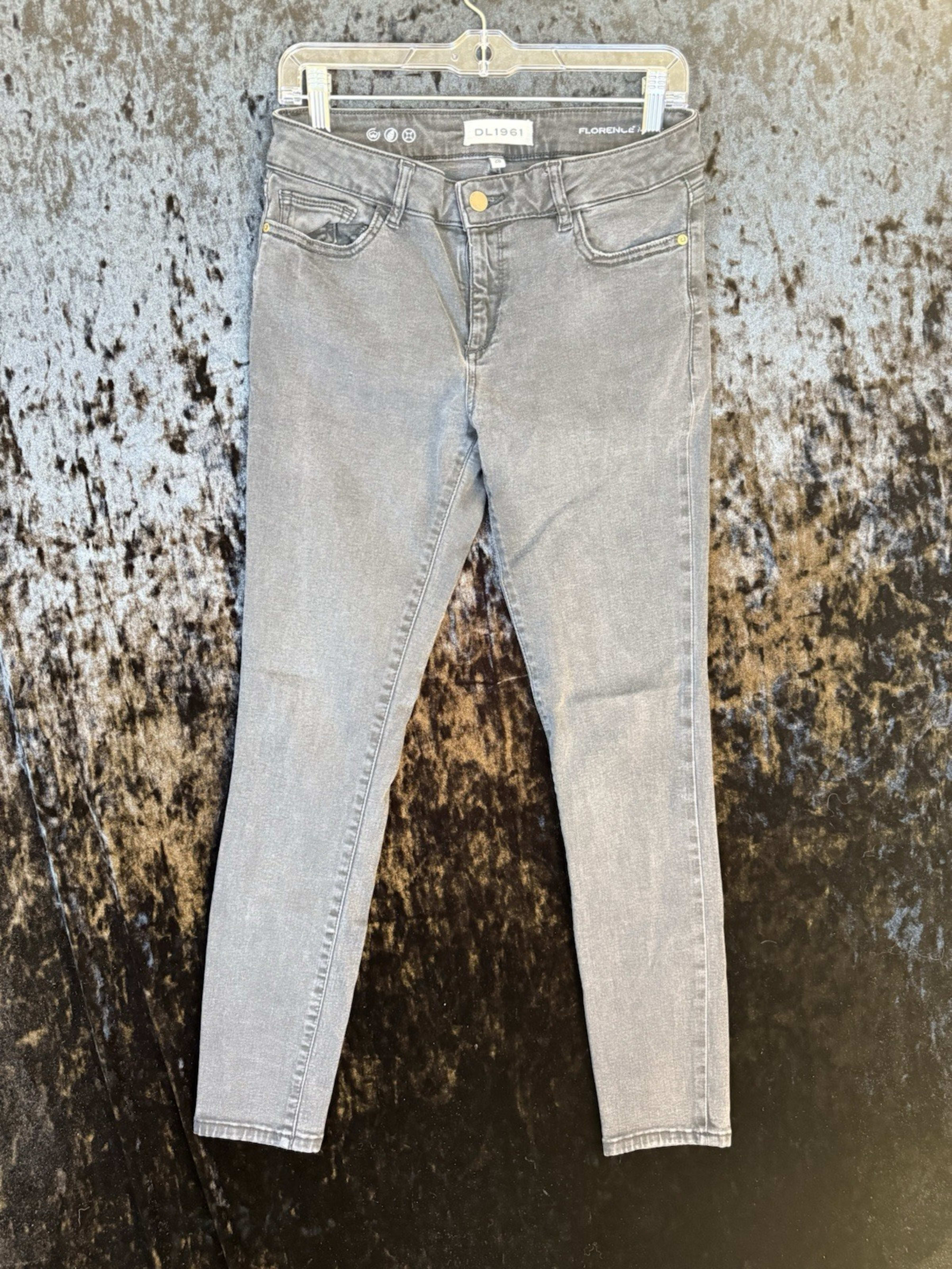 DL1961 Jeans Womens 28 Black Fade Florence Instasculpt Cropped Clifton Comfort