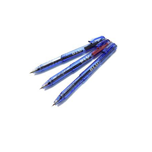 Ballpoint Pen BLU Needle Tip Signature Brand