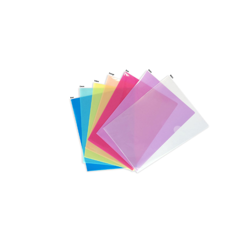 L Shape Plastic Folder
