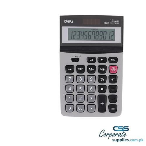 Deli Calculator 12-Digit Metal (E1222)