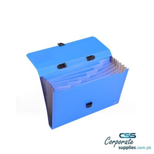 Deli Expanding File Snap FC 7Pockets (EB40502)