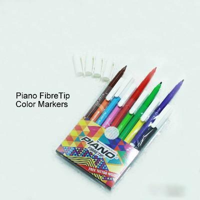 Piano Fiber Tip Marker (Set)